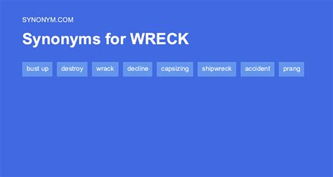 wreck synonym|another word for salvage.